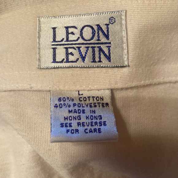 Says size Large but fits like a Medium Men’s LEON LEVIN shirt - Picture 3 of 3